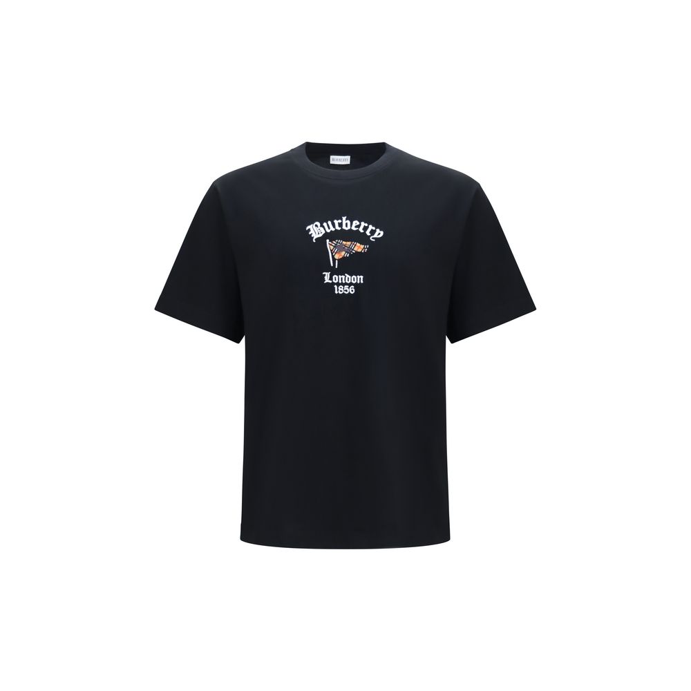 Burberry Black Cotton T-Shirt