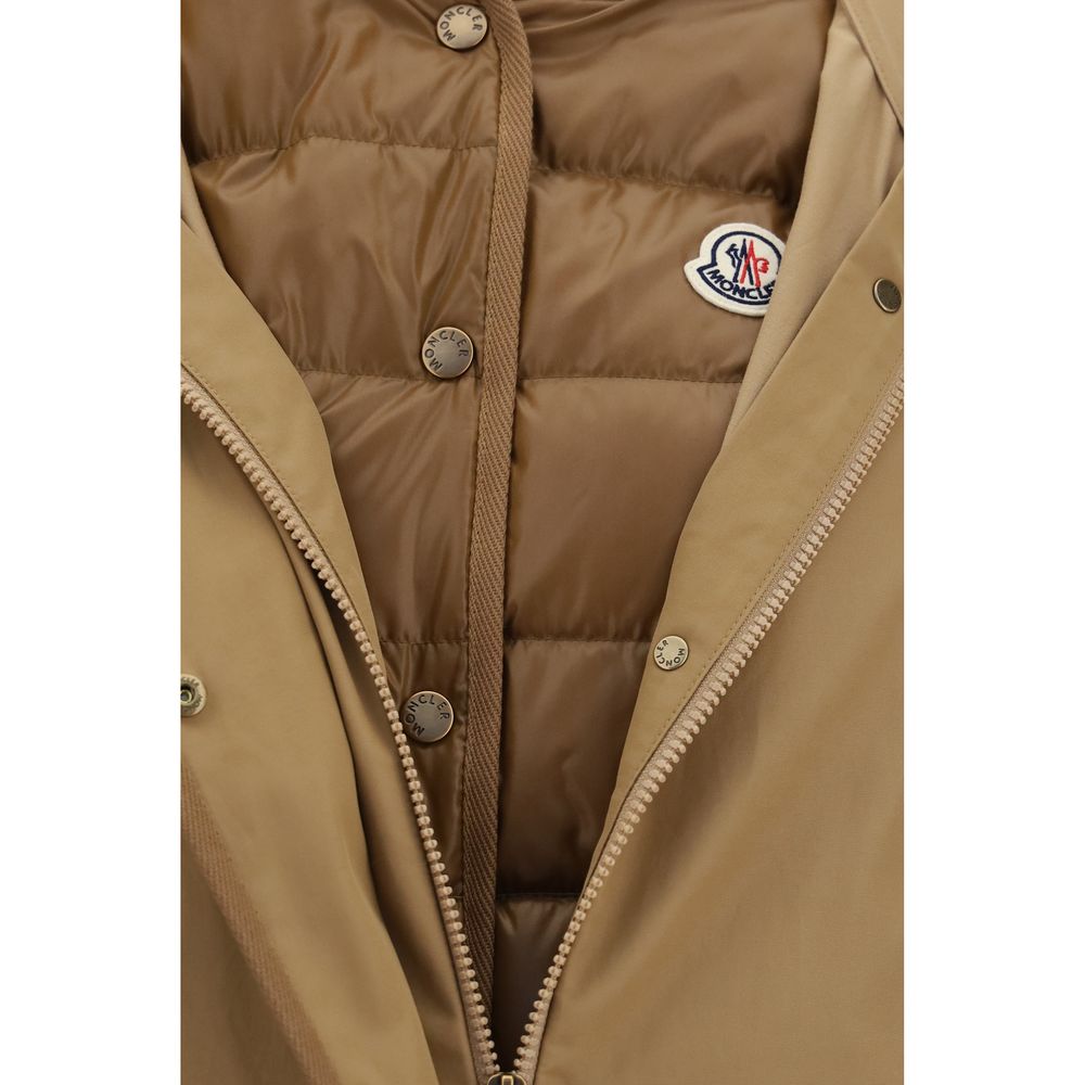 Moncler Beige Polyamide Shell Jacket - Image 3