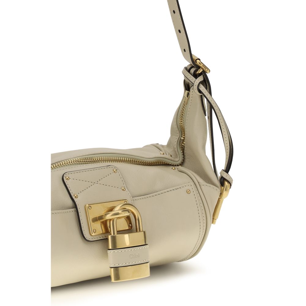 ChloƩ Beige Calf Leather Bos Taurus Shoulder Bag - Image 4
