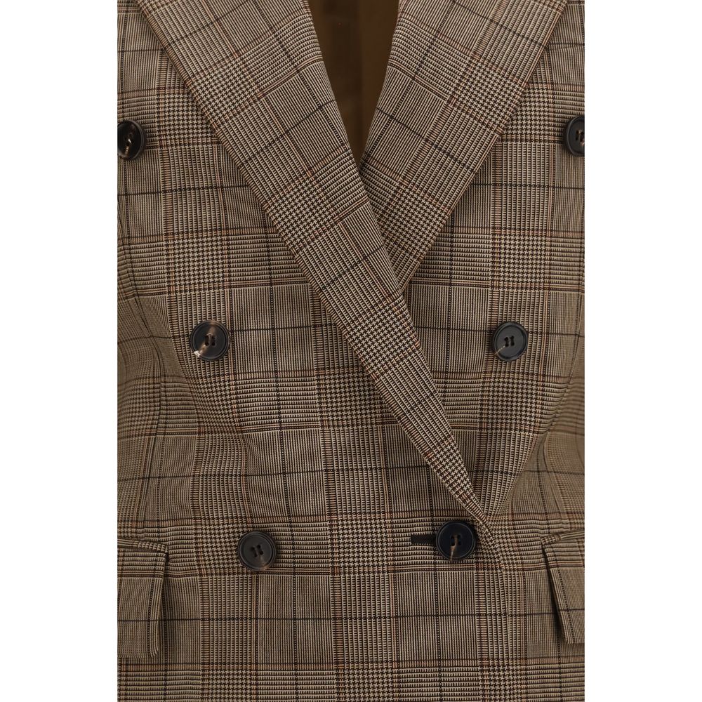 ChloƩ Beige Wool Oves Aries Blazer - Image 3