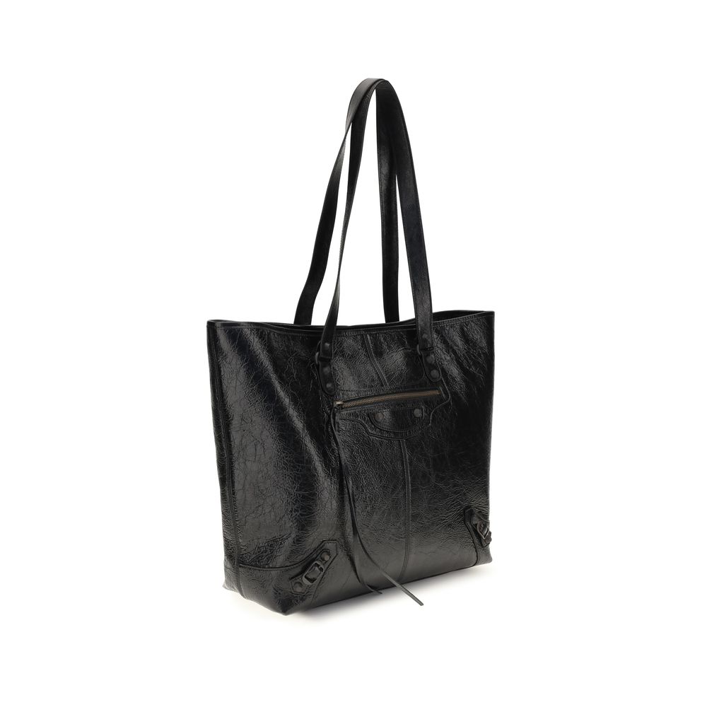 Balenciaga Black Lamb Ovis Aries Aries Shoulder Bag - Image 2