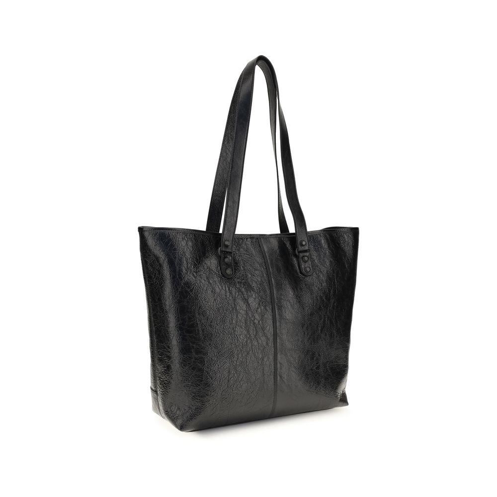 Balenciaga Black Lamb Ovis Aries Aries Shoulder Bag - Image 3