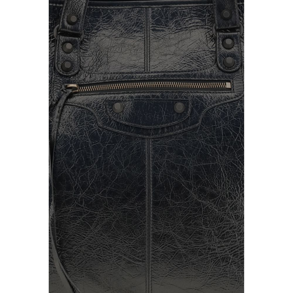 Balenciaga Black Lamb Ovis Aries Aries Shoulder Bag - Image 4