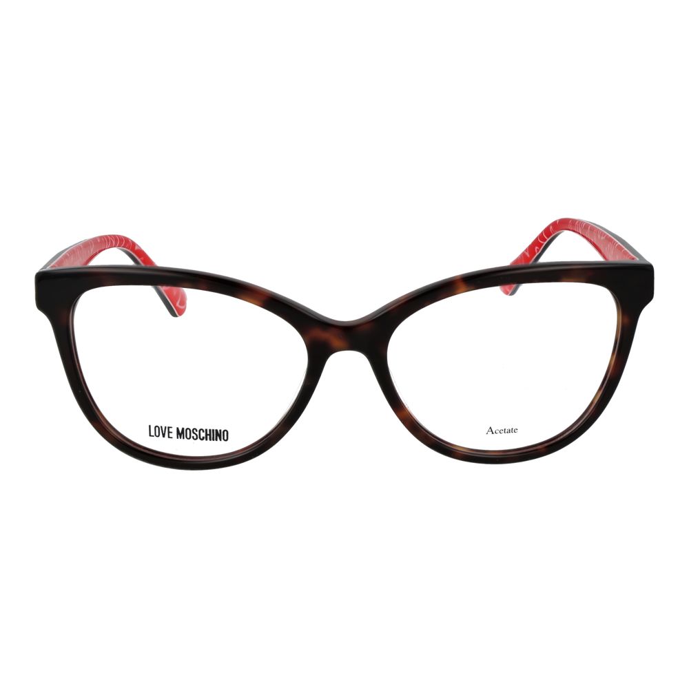Love Moschino Brown Acetate Glasses (Frames) - Image 2