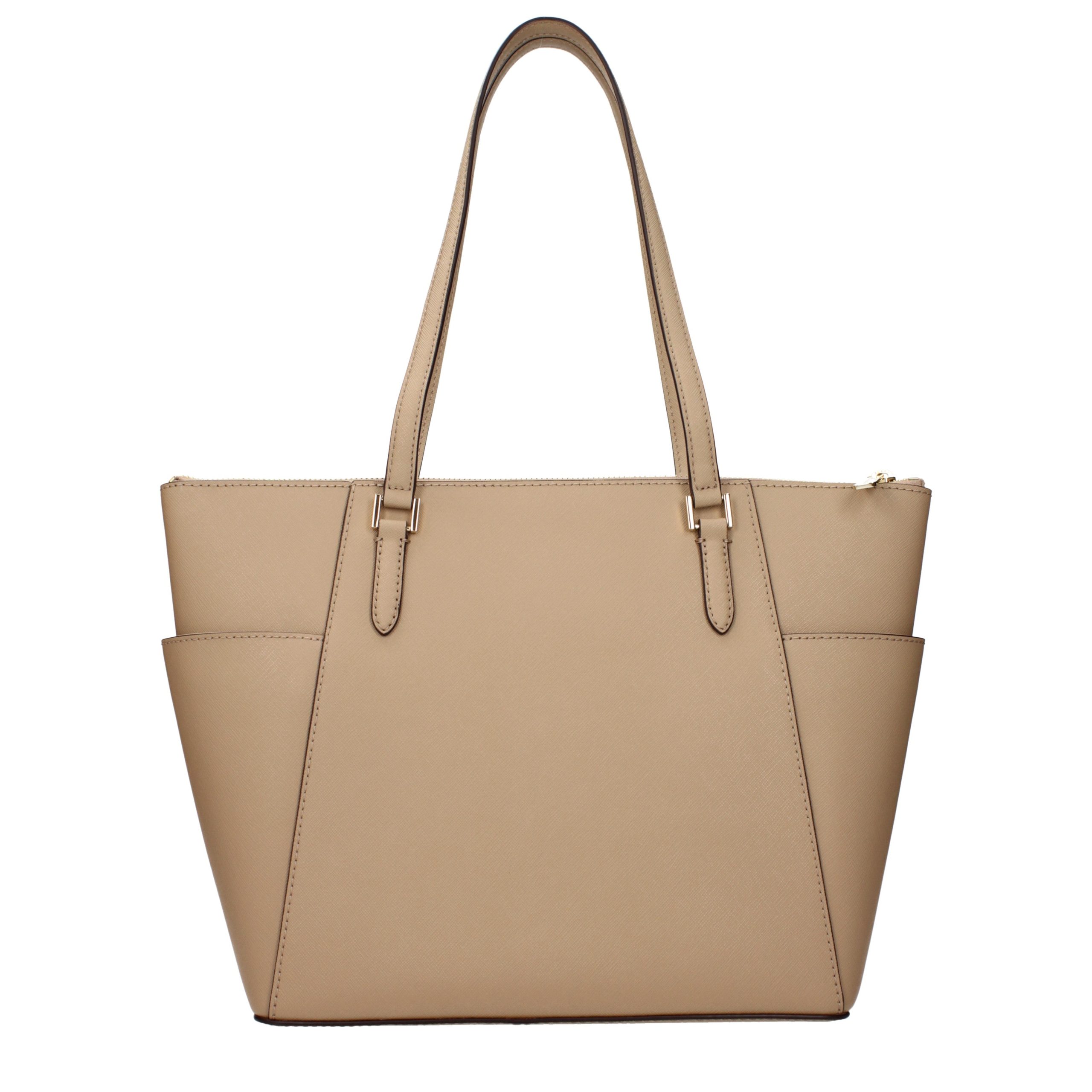 Michael Kors Beige Leather Shoulder Bag - Image 3