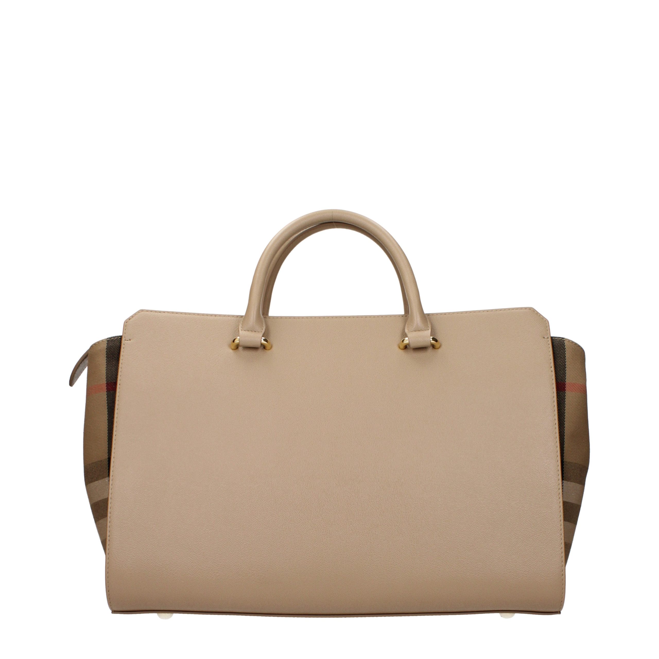 Burberry Beige Leather Handbag - Image 3