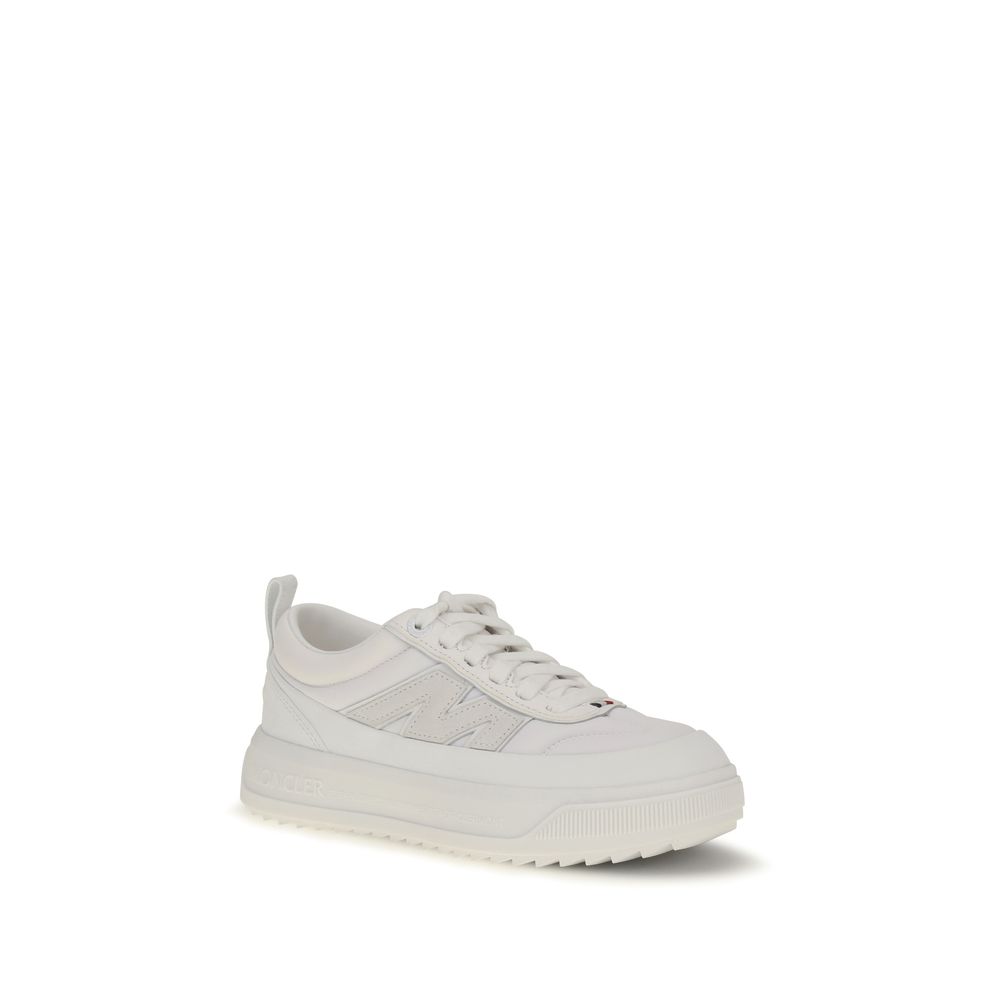Moncler White Polyamide Athletic Sneakers - Image 2