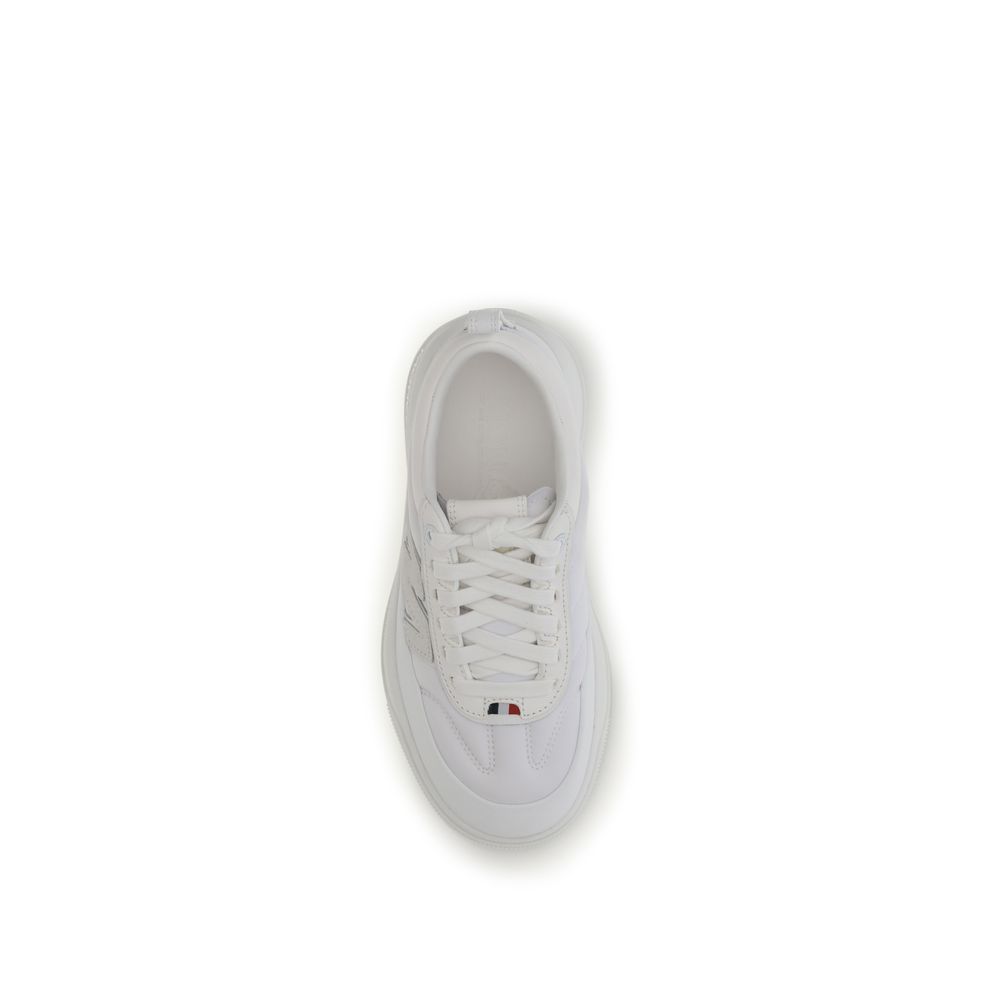 Moncler White Polyamide Athletic Sneakers - Image 4