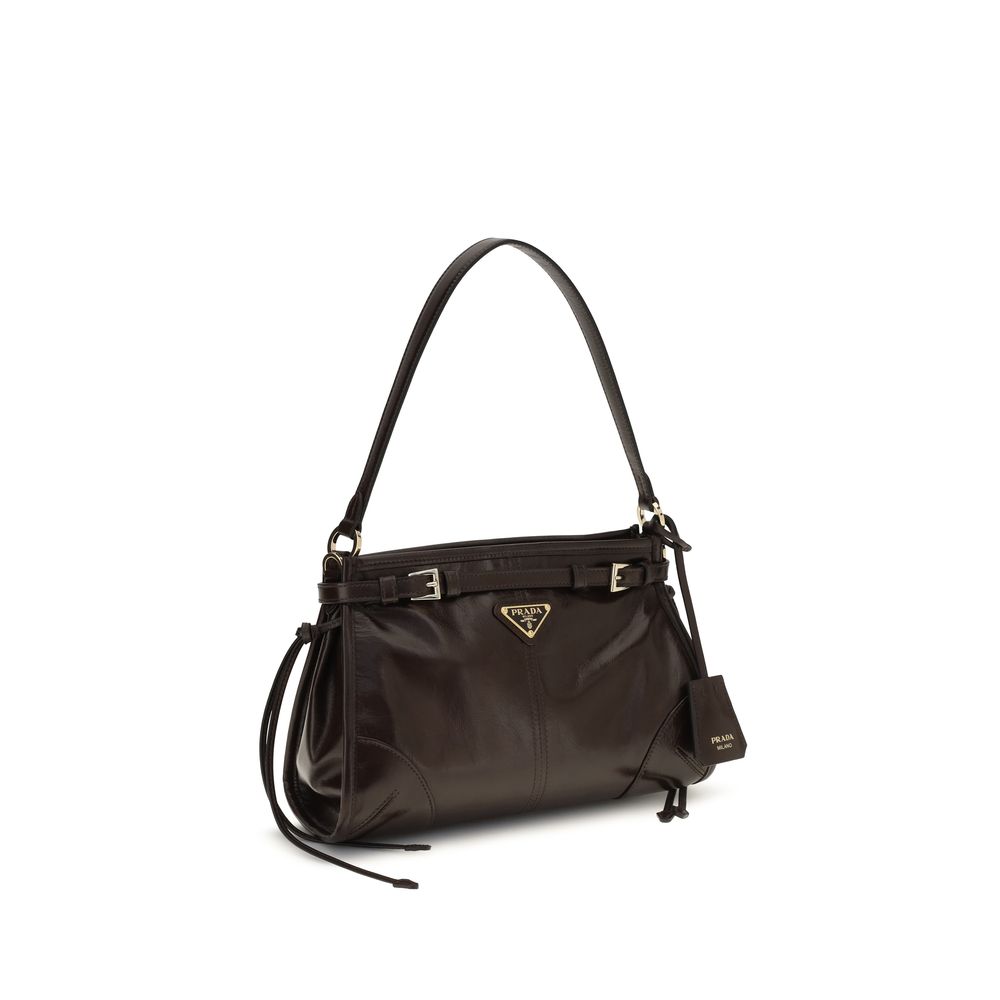 Prada Brown Calf Leather Bos Taurus Handbag - Image 2