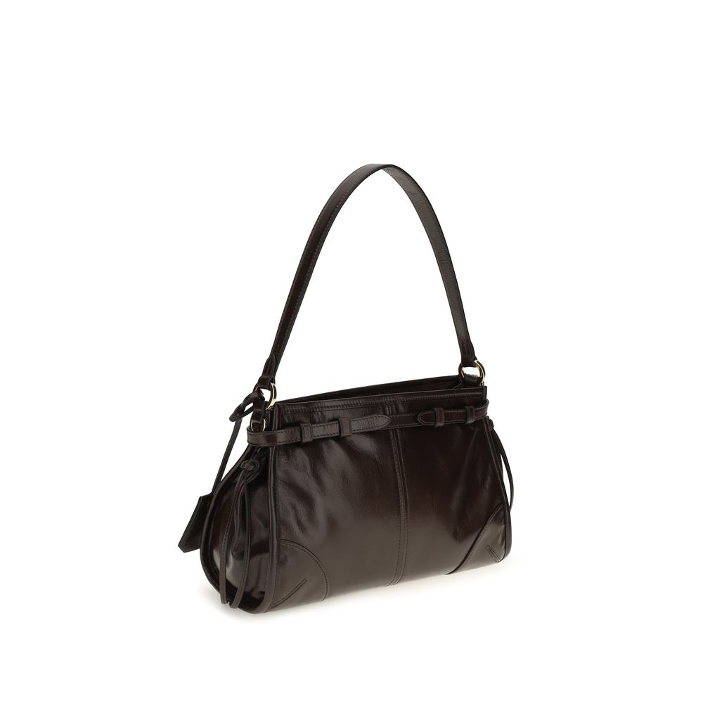Prada Brown Calf Leather Bos Taurus Handbag - Image 3