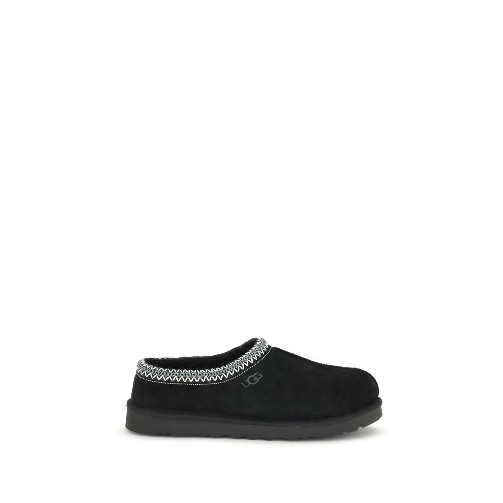 UGG Black Leather Moccassin