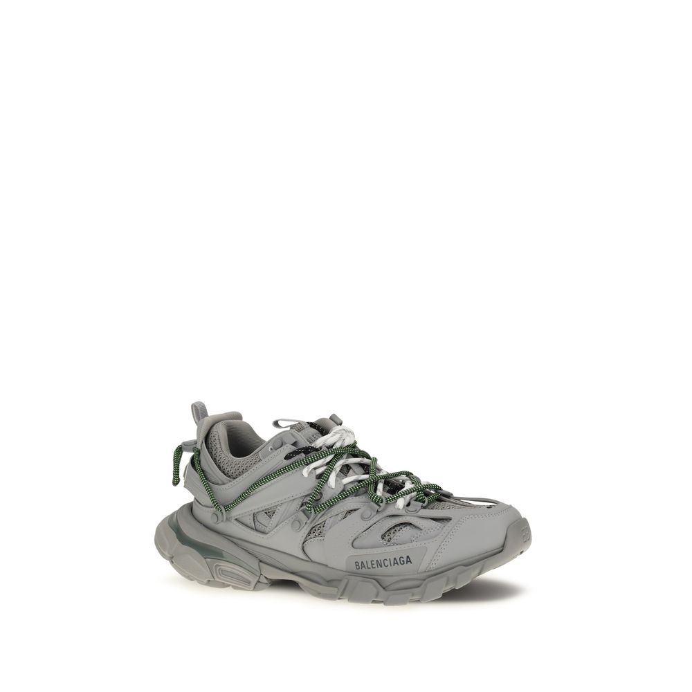 Balenciaga Gray Polyethylene Athletic Sneakers - Image 2