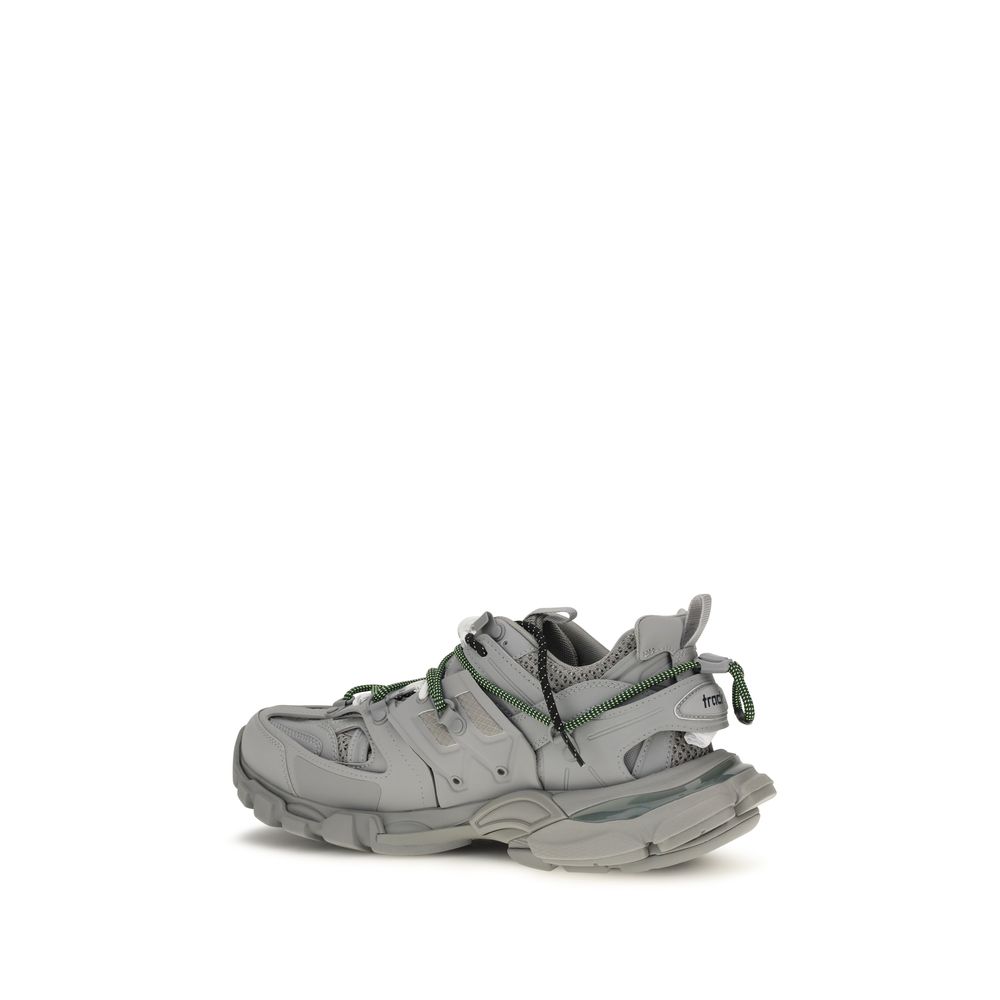 Balenciaga Gray Polyethylene Athletic Sneakers - Image 3