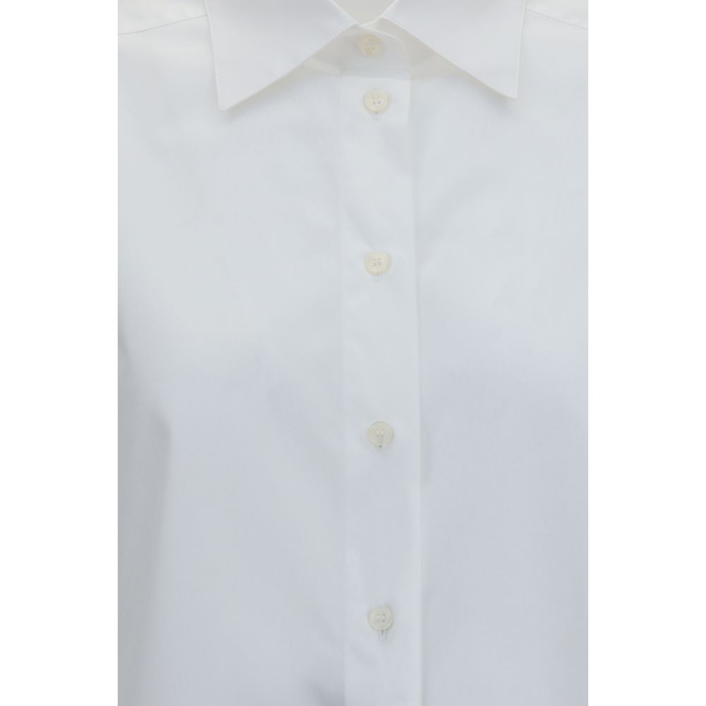 Dolce & Gabbana White Cotton Dress Shirt - Image 3