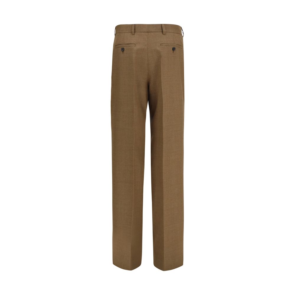 Prada Brown Wool Oves Aries Dress Pants - Image 2