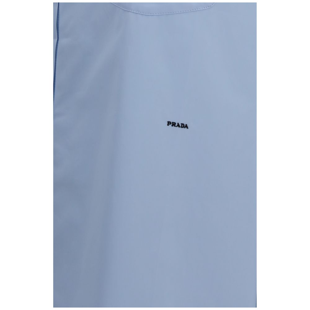 Prada Blue Cotton Shirt - Image 3