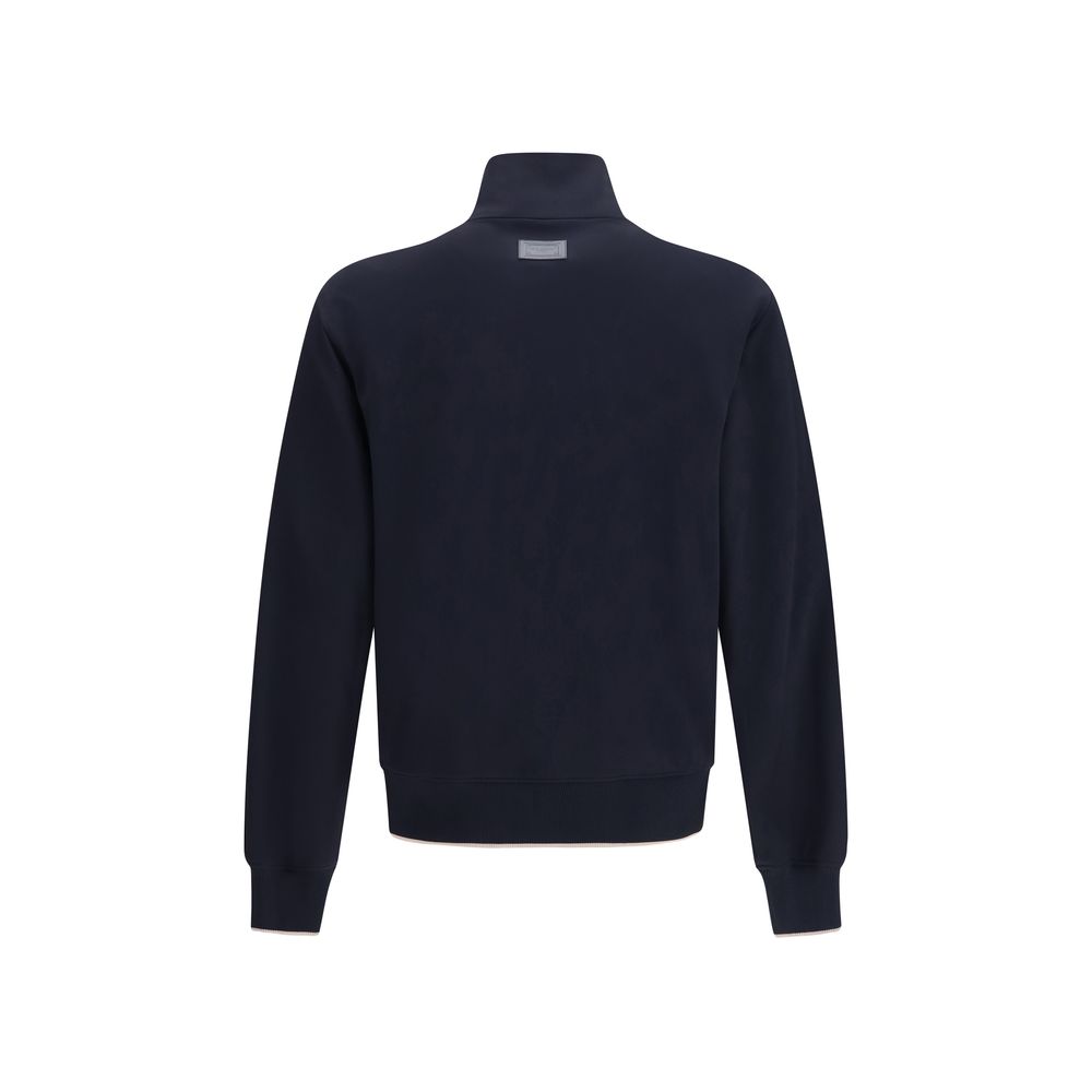 Dolce & Gabbana Blue Polyamide Full-Length Jacket - Image 2
