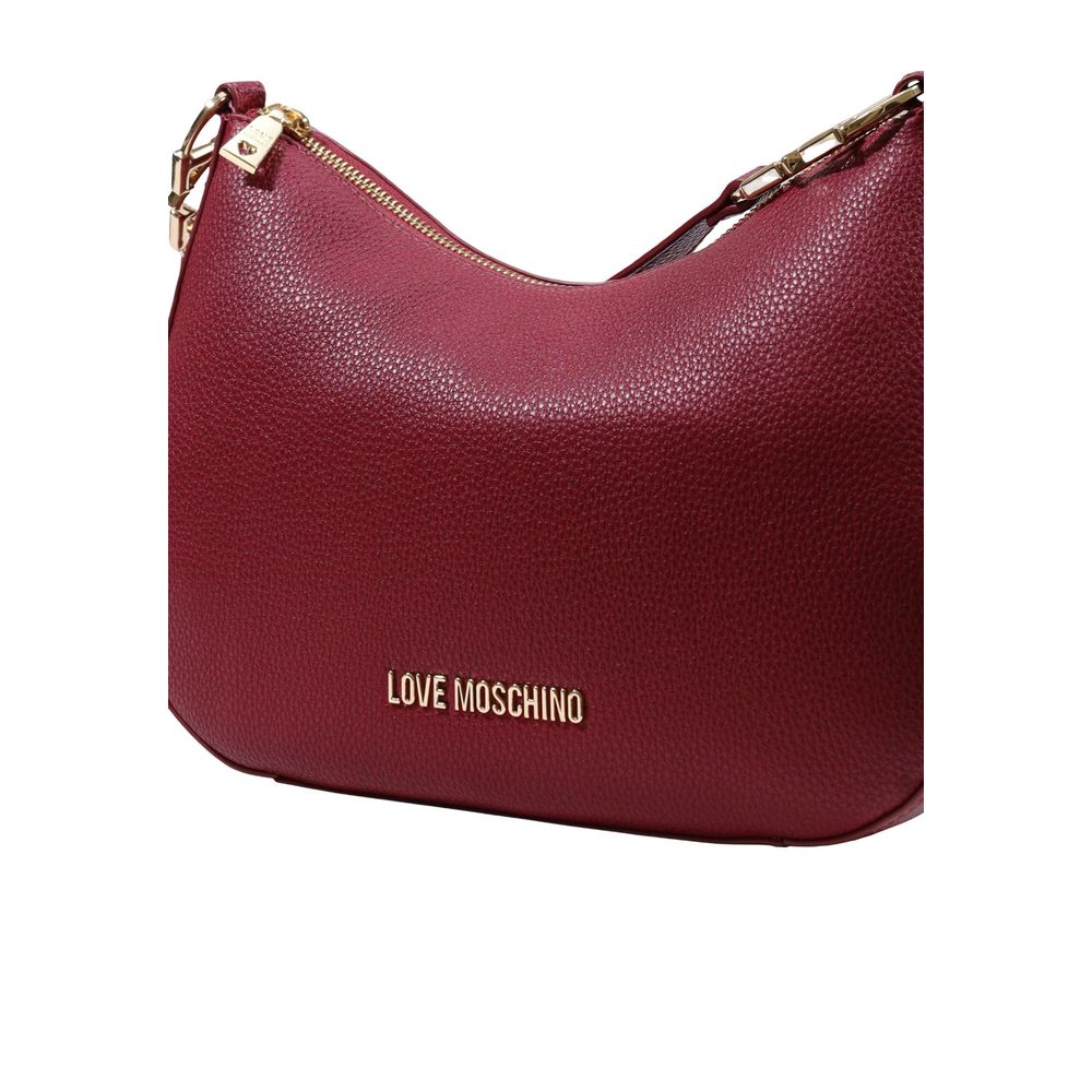 Love Moschino Purple Polyethylene Handbag - Image 4