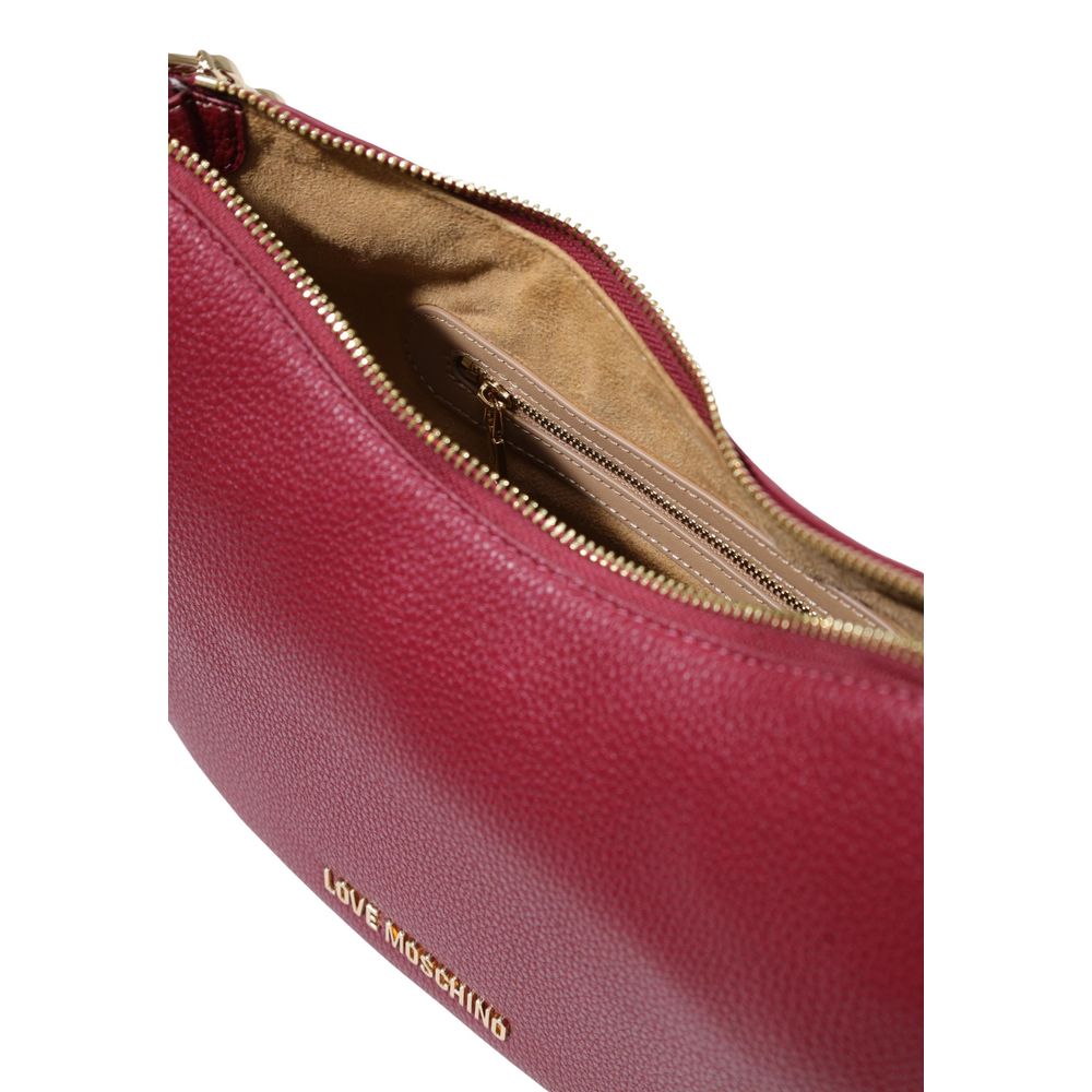 Love Moschino Purple Polyethylene Handbag - Image 5