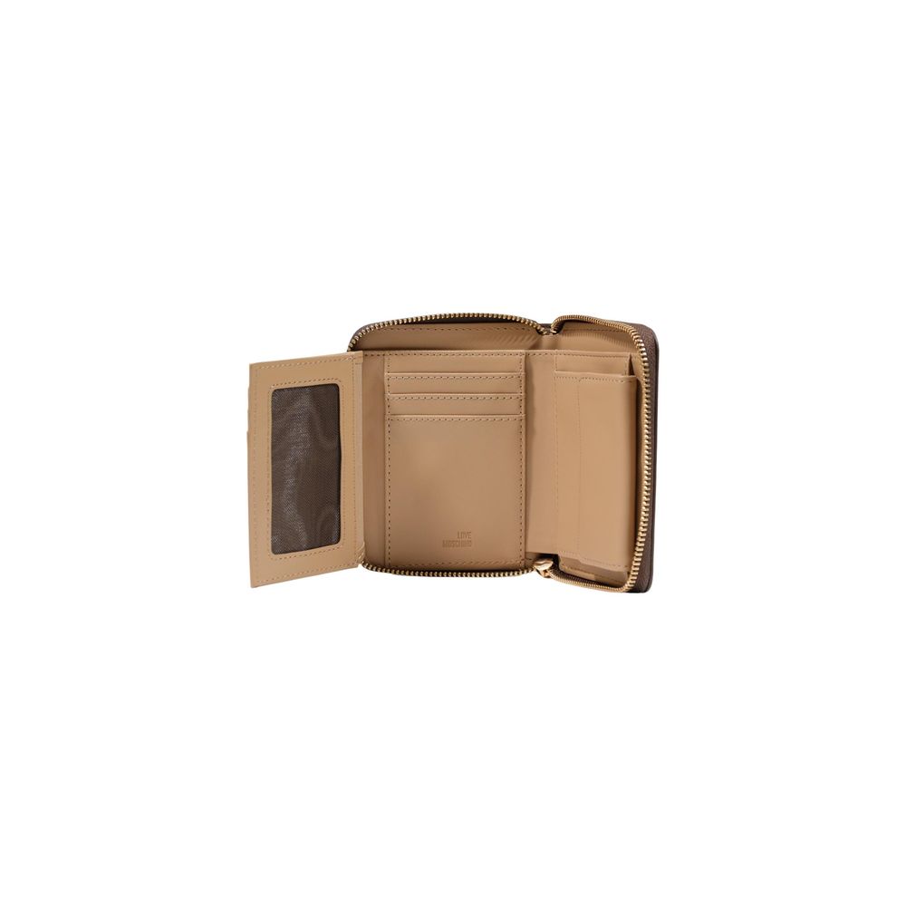 Love Moschino Brown Polyethylene Wallet - Image 5