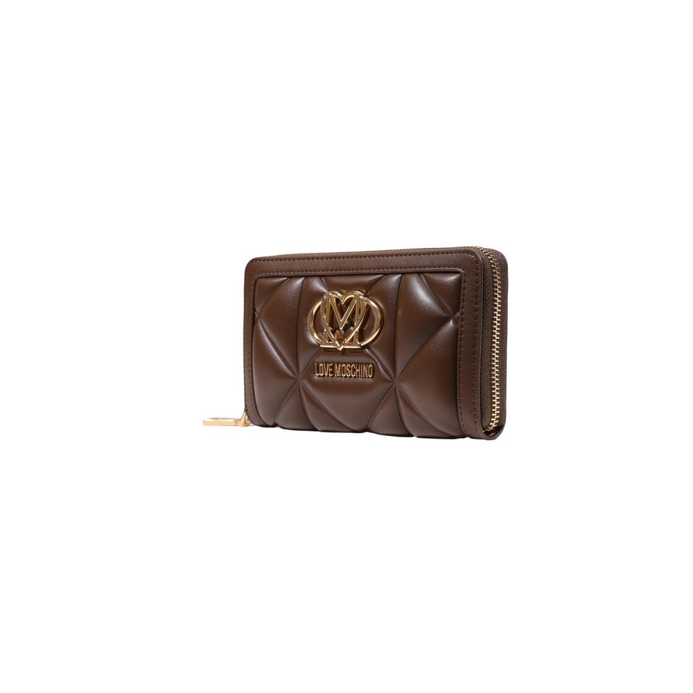 Love Moschino Brown Polyethylene Wallet - Image 3