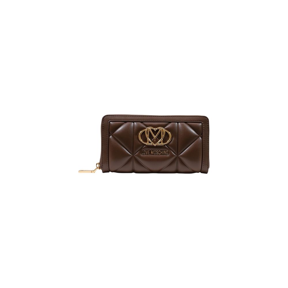 Love Moschino Brown Polyethylene Wallet - Image 5