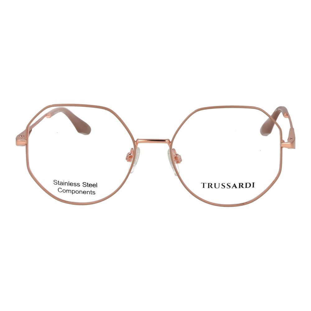 Trussardi Pink Stainless Steel Glasses (Frames) - Image 2
