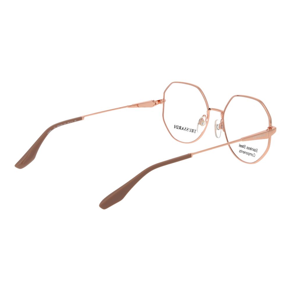 Trussardi Pink Stainless Steel Glasses (Frames) - Image 3