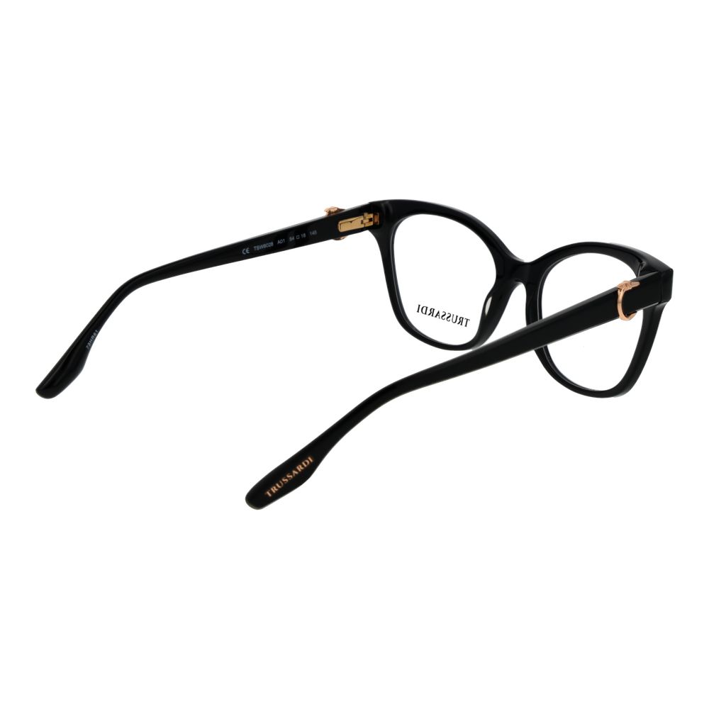 Trussardi Black Acetate Glasses (Frames) - Image 3