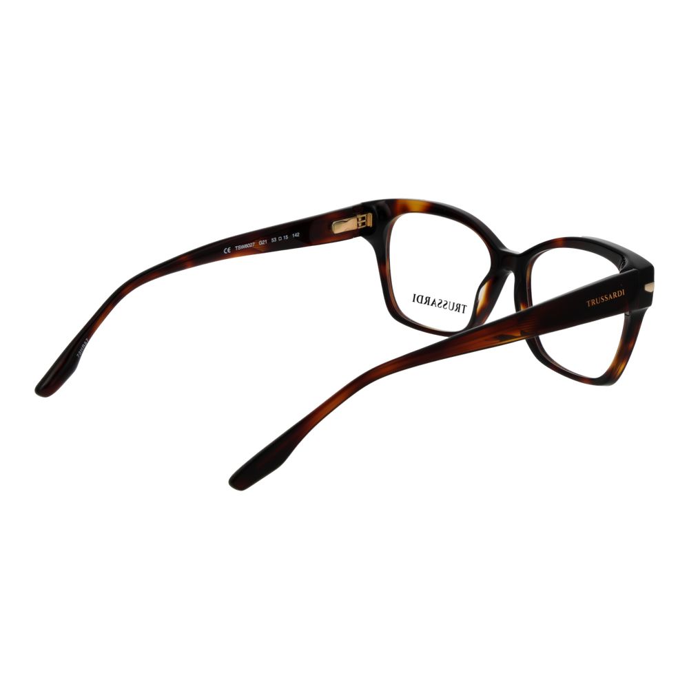 Trussardi Brown Acetate Glasses (Frames) - Image 3