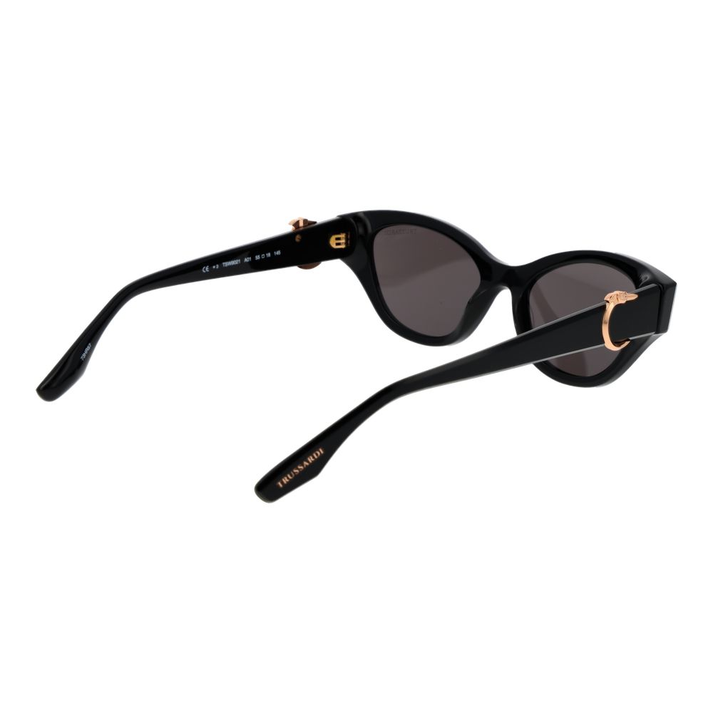 Trussardi Black Acetate Sunglasses - Image 3