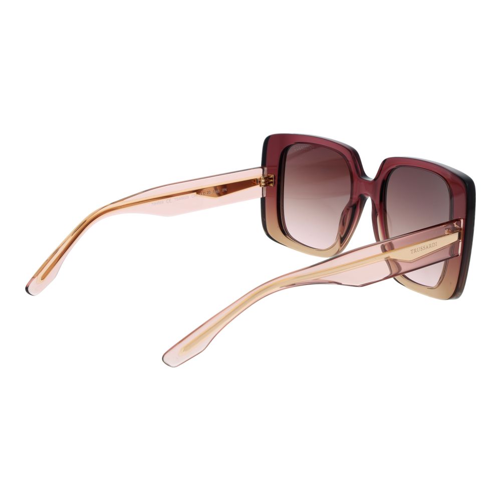 Trussardi Pink Acetate Sunglasses - Image 3