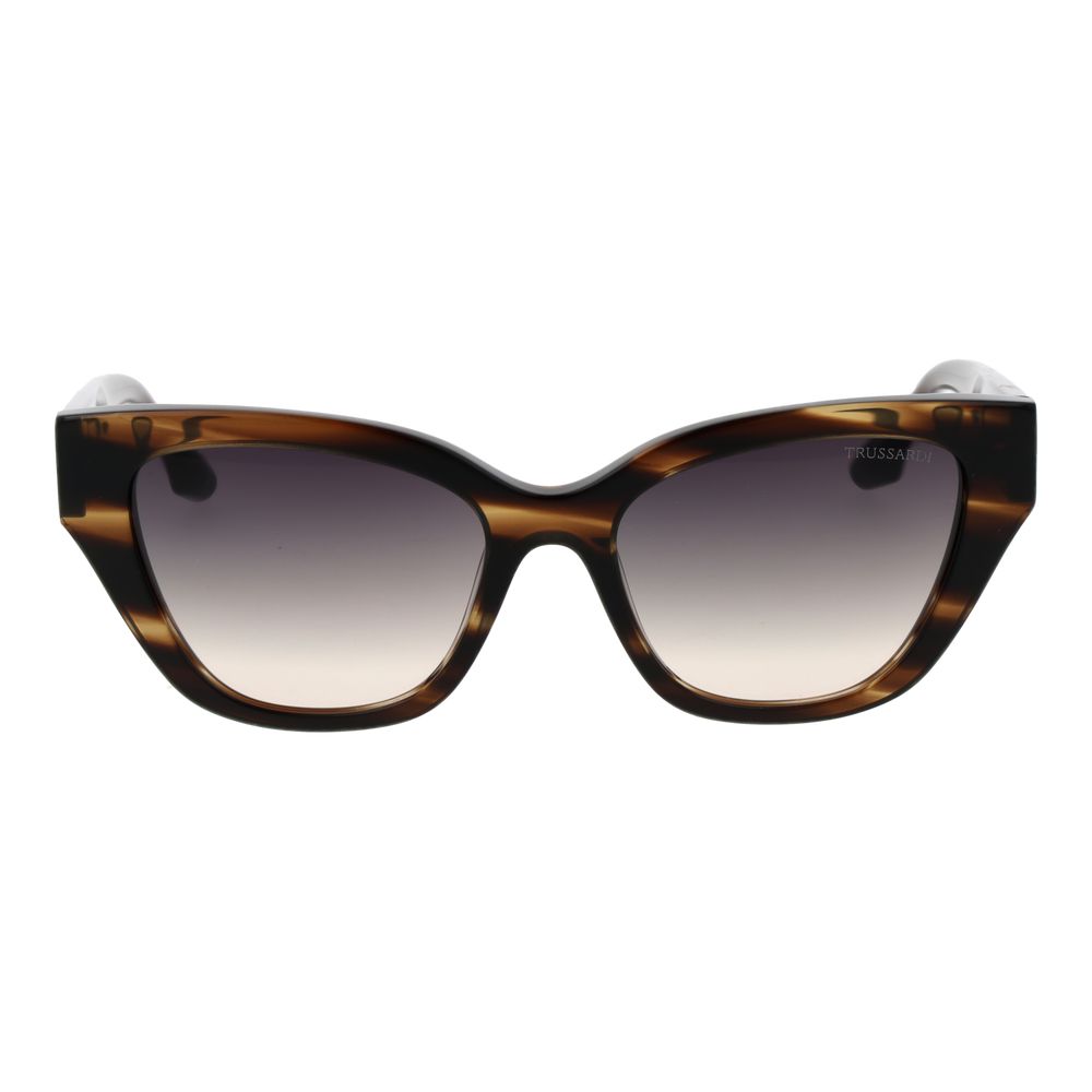 Trussardi Brown Acetate Sunglasses - Image 2