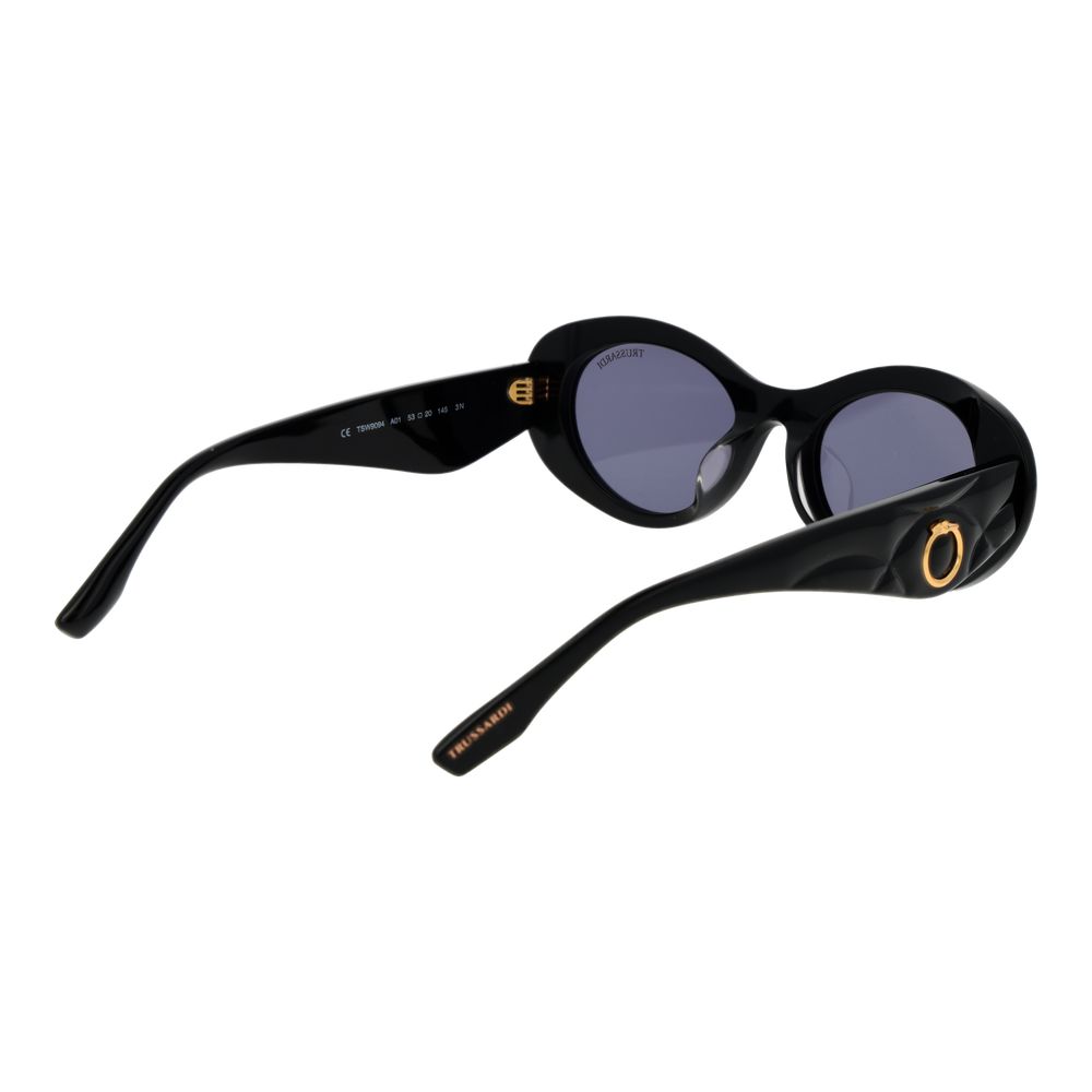 Trussardi Black Acetate Sunglasses - Image 3