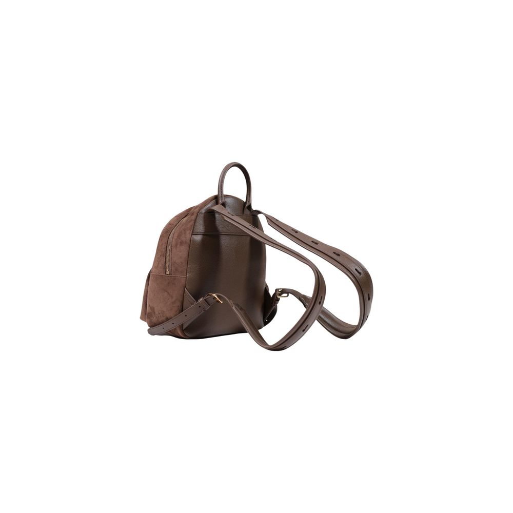 Love Moschino Brown Polyester Backpack - Image 3