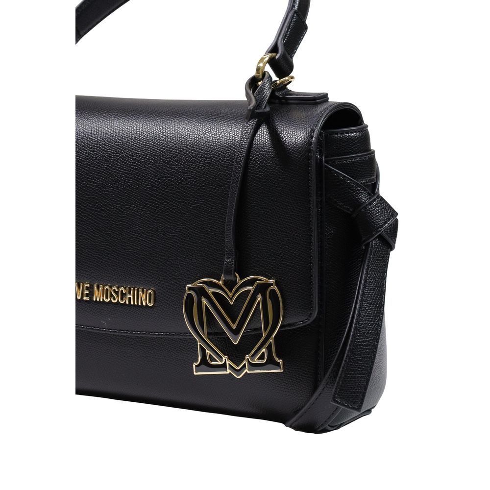 Love Moschino Black Polyethylene Handbag - Image 4