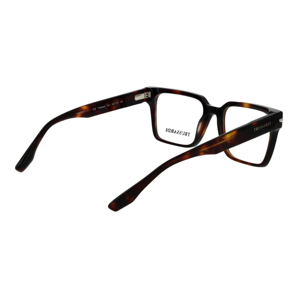 Trussardi Brown Acetate Glasses (Frames) - Image 3