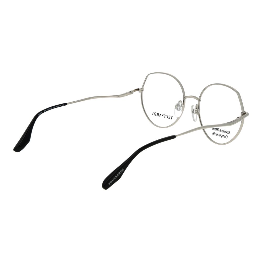 Trussardi Silver Stainless Steel Glasses (Frames) - Image 3