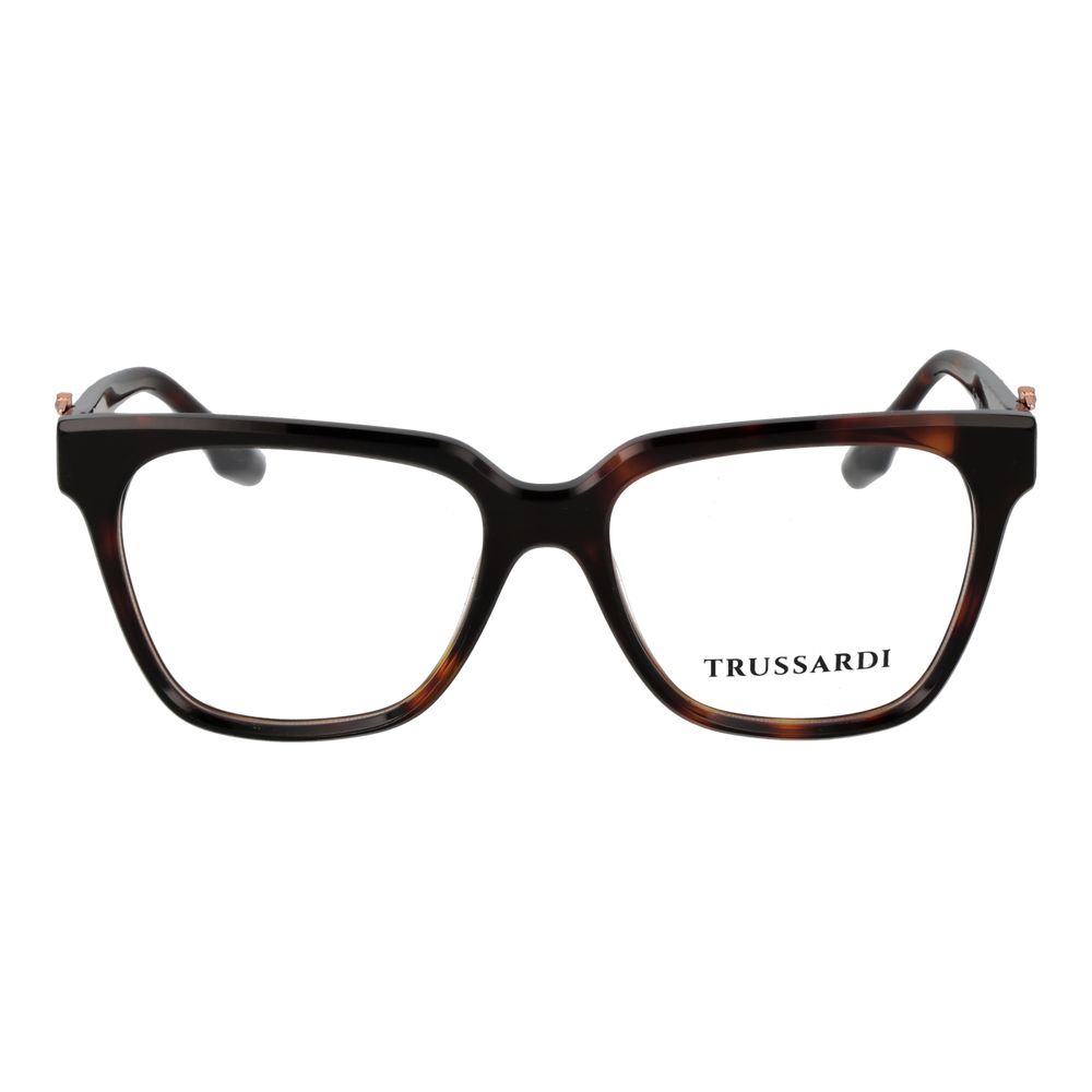 Trussardi Brown Acetate Glasses (Frames) - Image 2