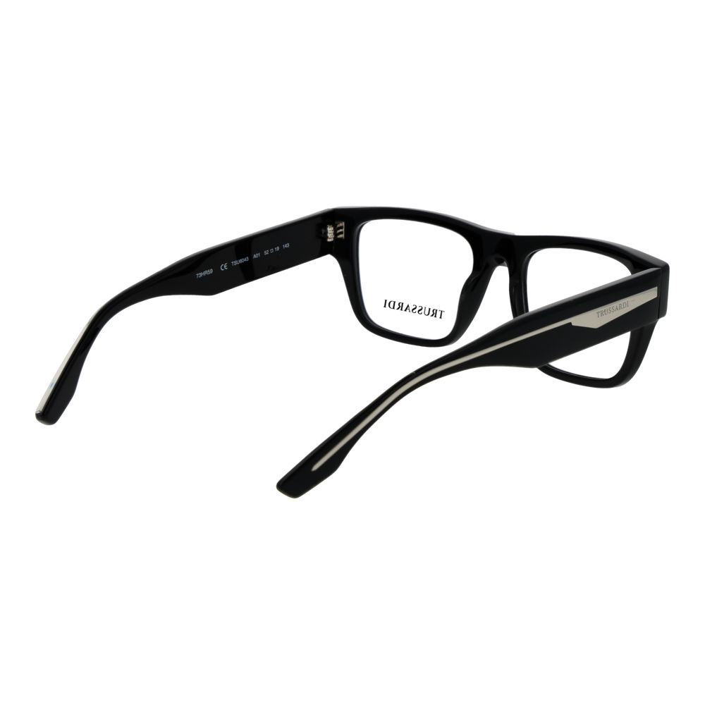Trussardi Black Acetate Glasses (Frames) - Image 3