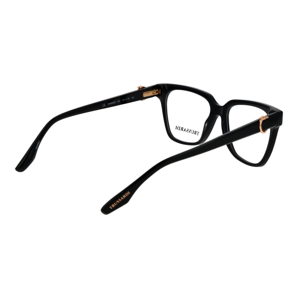Trussardi Black Acetate Glasses (Frames) - Image 3