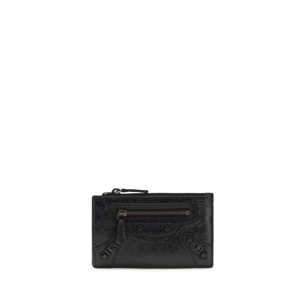 Balenciaga Black Lamb Ovis Aries Wallet