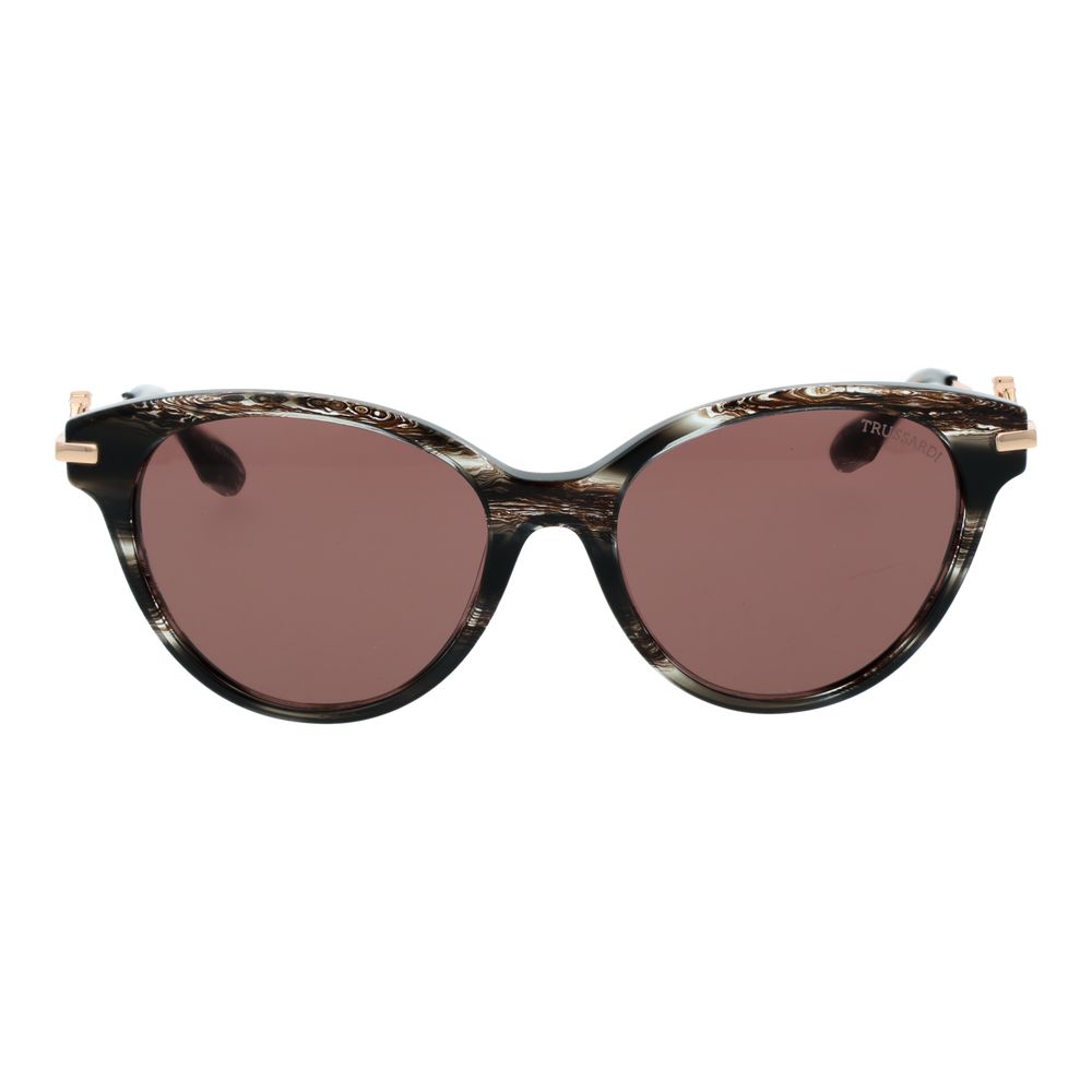 Trussardi Brown Acetate Sunglasses - Image 2