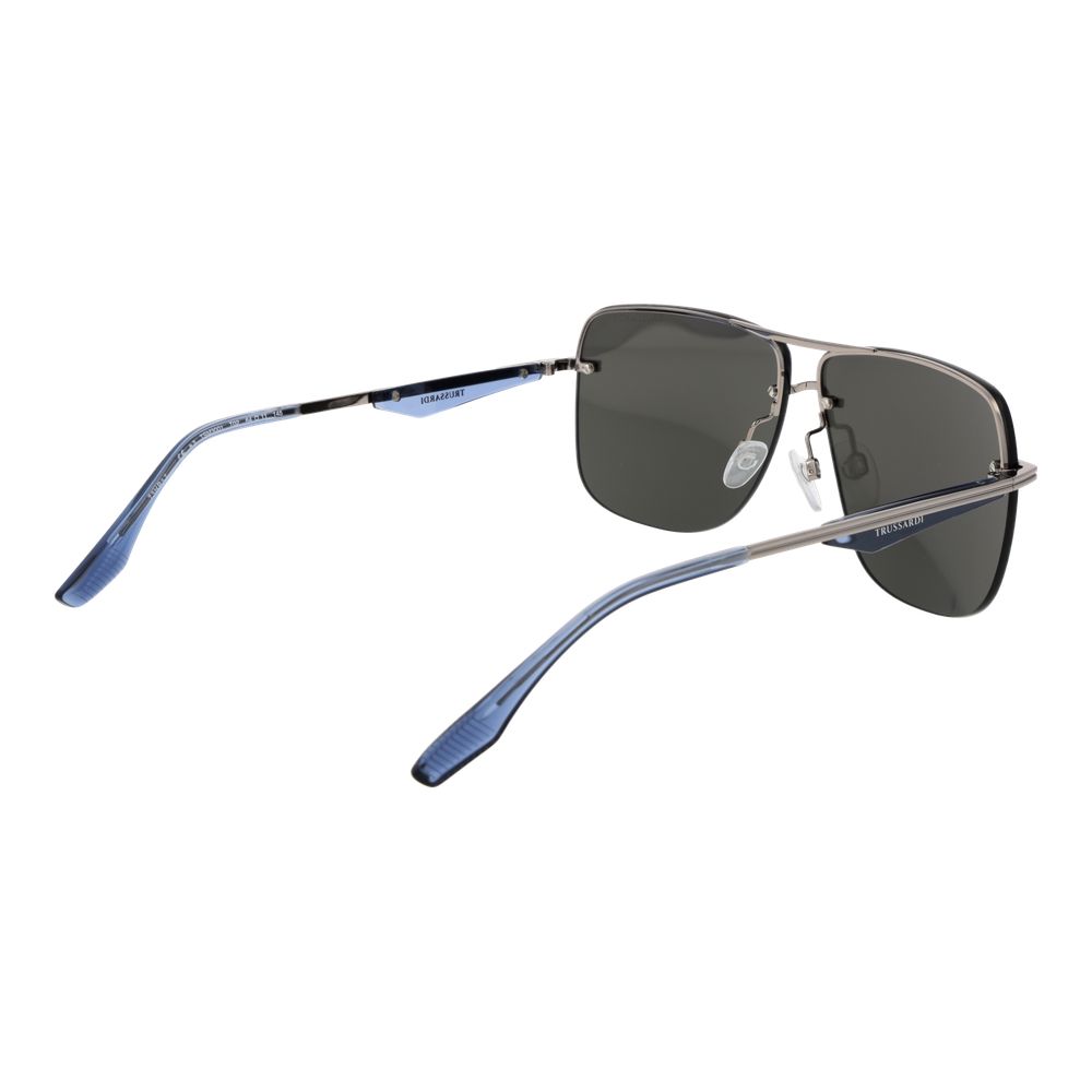 Trussardi Silver Metal Sunglasses - Image 3
