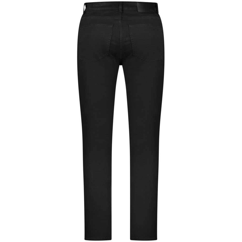 Hugo Boss Black Cotton Men Jeans - Image 2