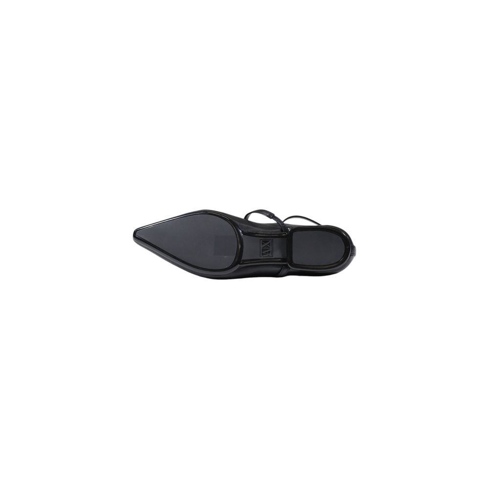 Armani Exchange Black Polyester Platform Pumps - Image 5