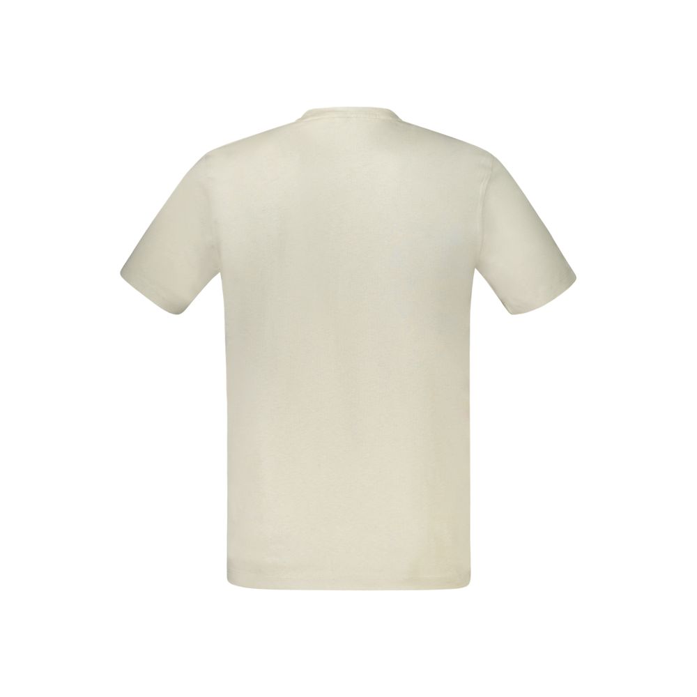 Hugo Boss Beige Cotton Men's T-Shirt - Image 2