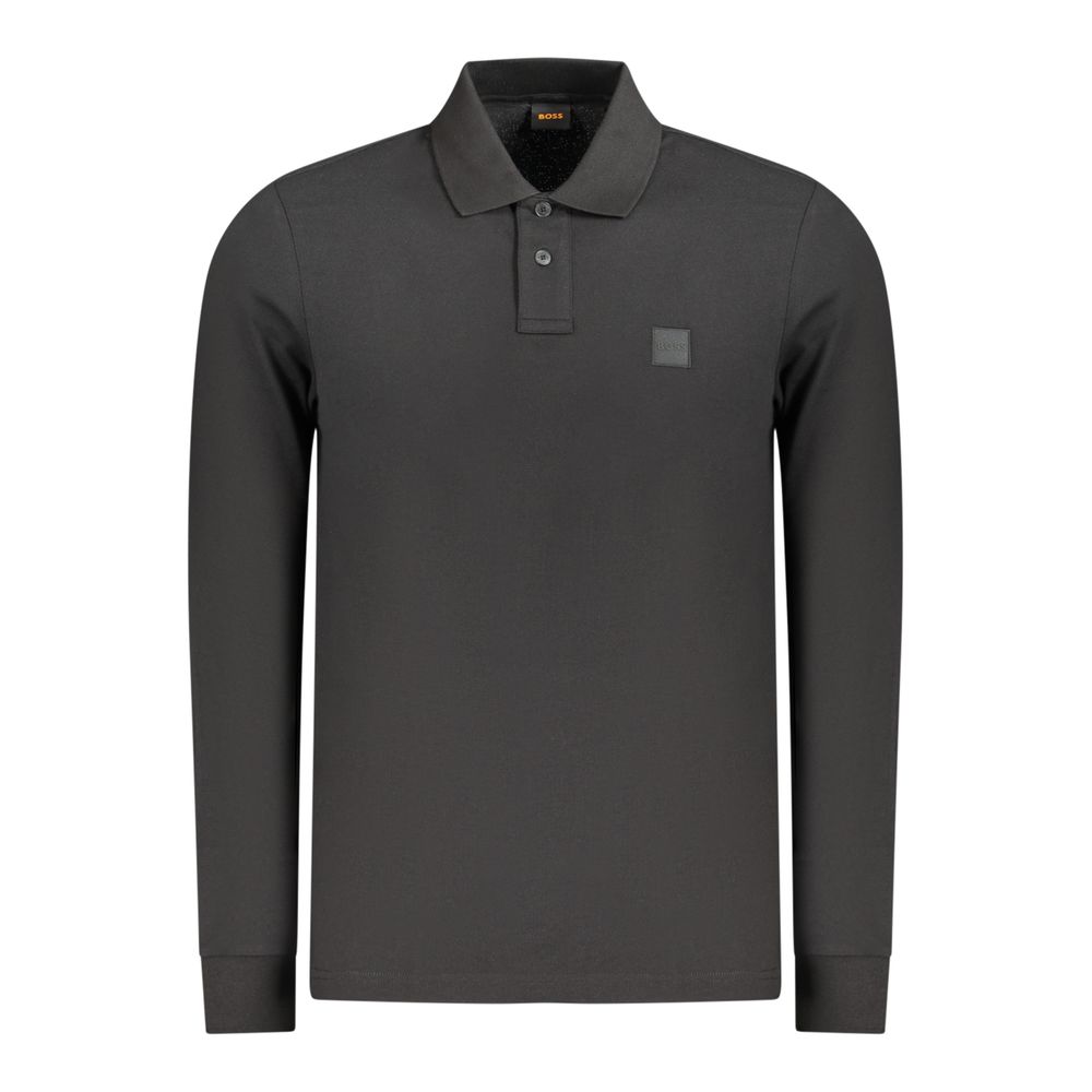 Hugo Boss Black Cotton Men's Polo Shirt