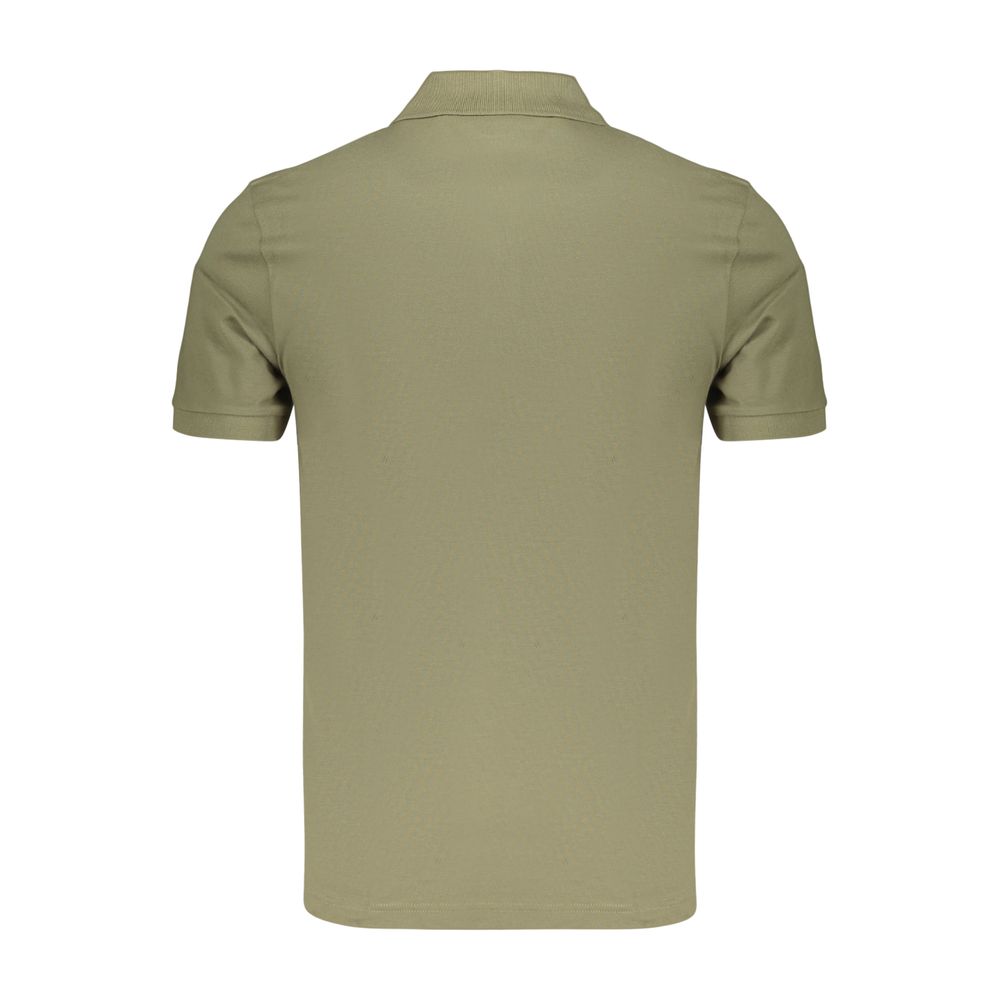 Hugo Boss Green Cotton Men's Polo Shirt - Image 2