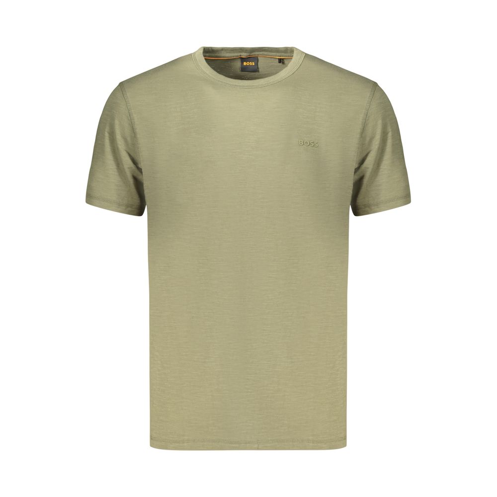 Hugo Boss Green Cotton Men's T-Shirt